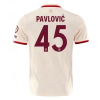 Billiga Bayern Munich Aleksandar Pavlovic #45 Tredje fotbollskläder 2024-25 Kortärmad